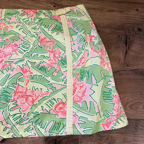 Lilly Pulitzer- Musical Monkey Print skort - Picture 3 of 10